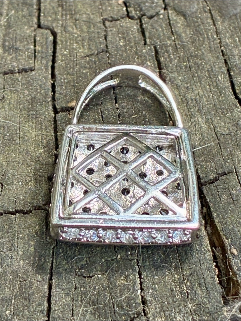 👛 Cookie Lee Genuine Crystal Mini Purse Pendant - Picture 3 of 9